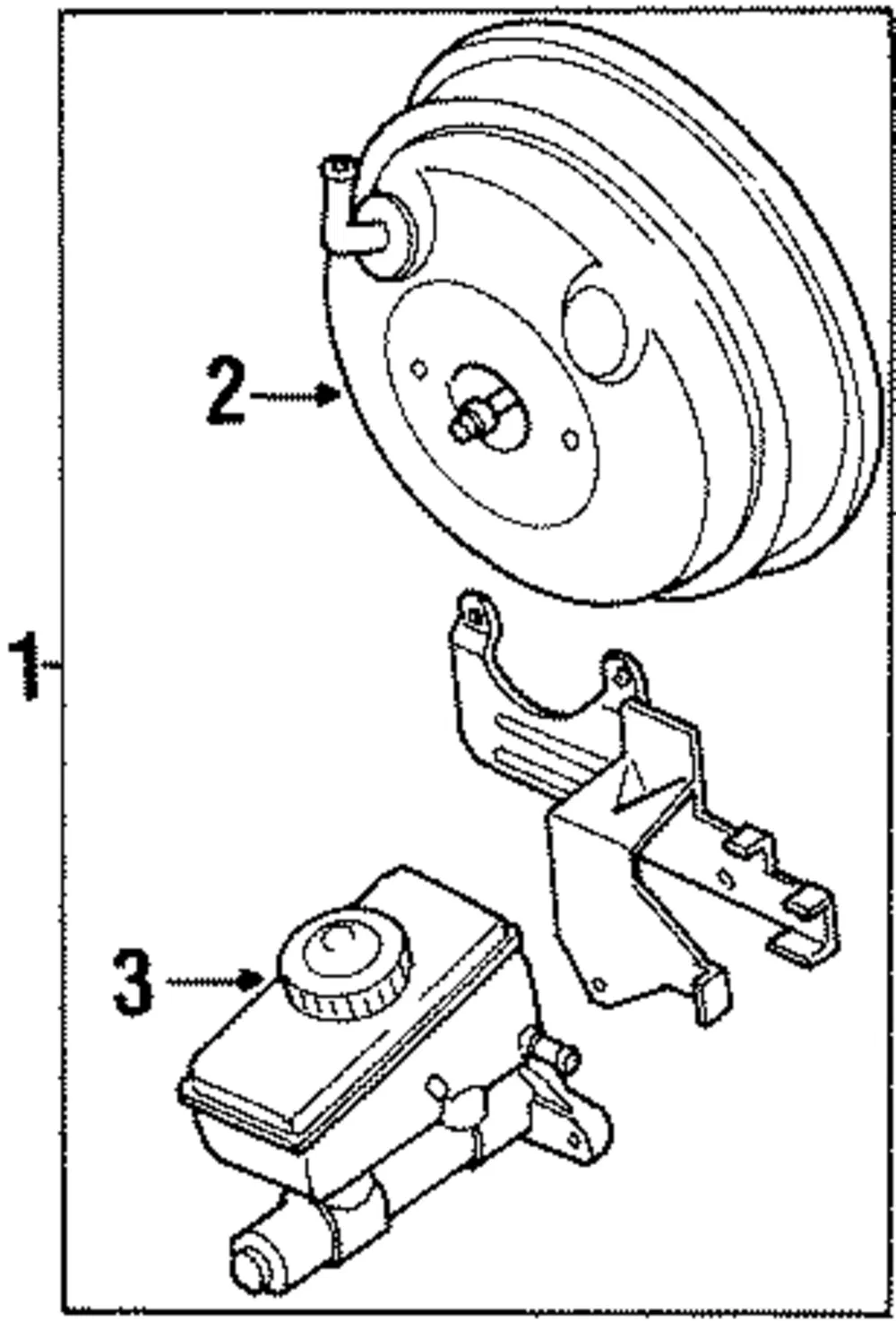 Master Cylinder - Kia (0K08B-43400B)