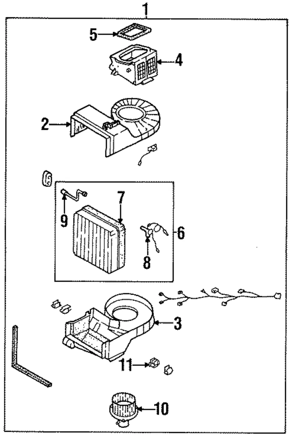 Evaporator Assembly - Kia (0K01A-61J10)