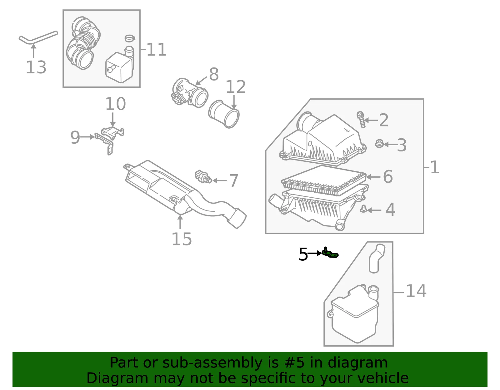 Air Cleaner Assembly Bracket - Kia (0K2A5-20230A) - view 2