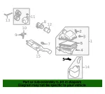 Air Cleaner Assembly Bracket - Kia (0K2A5-20230A) - view 4