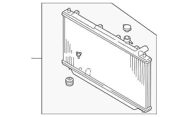 Radiator Assembly - Kia (0K2A6-15200J)
