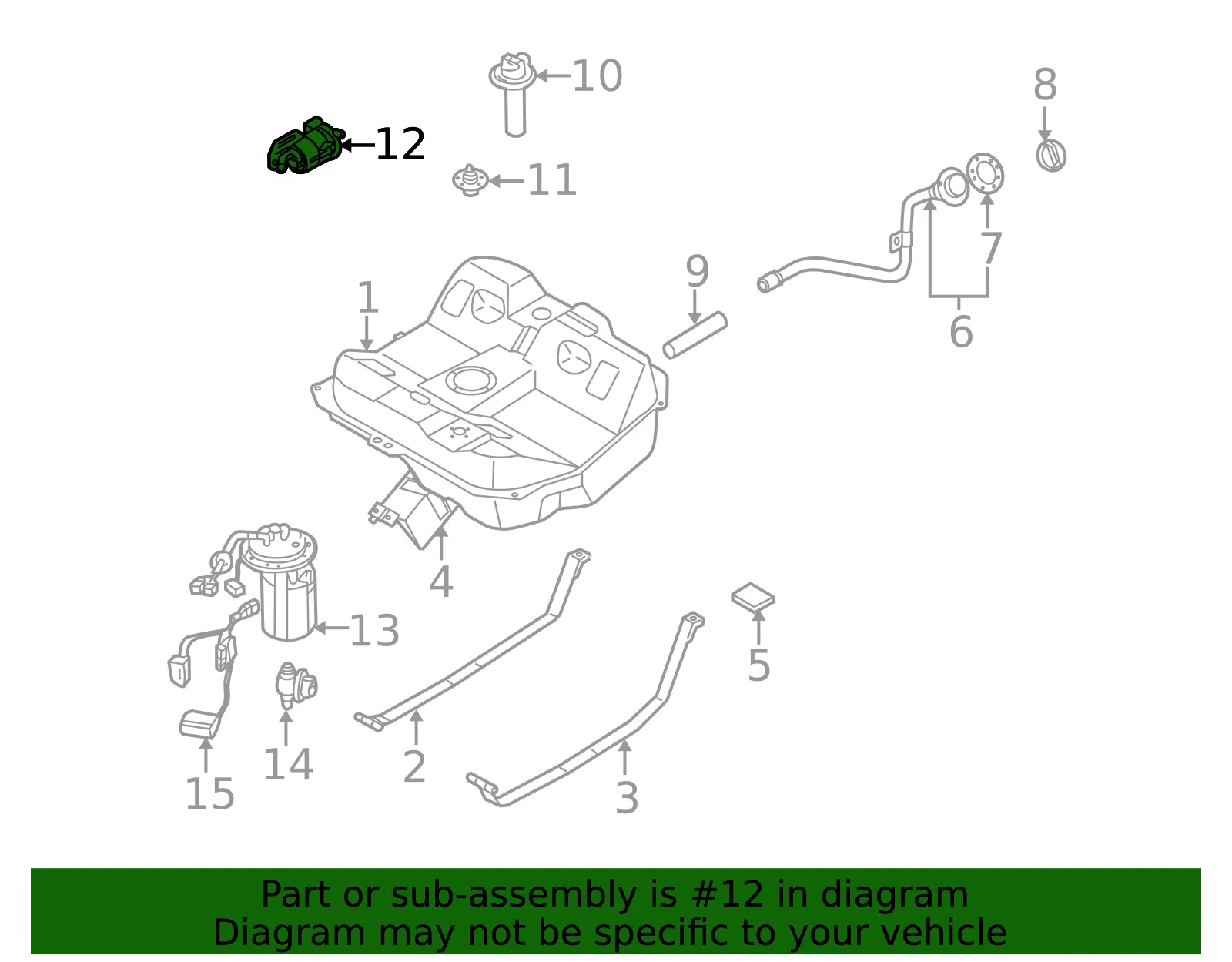 Fuel Filter - Kia (0K2AA-20490) - view 2