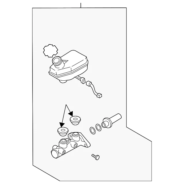 Master Cylinder - Kia (1K52Y-43400)