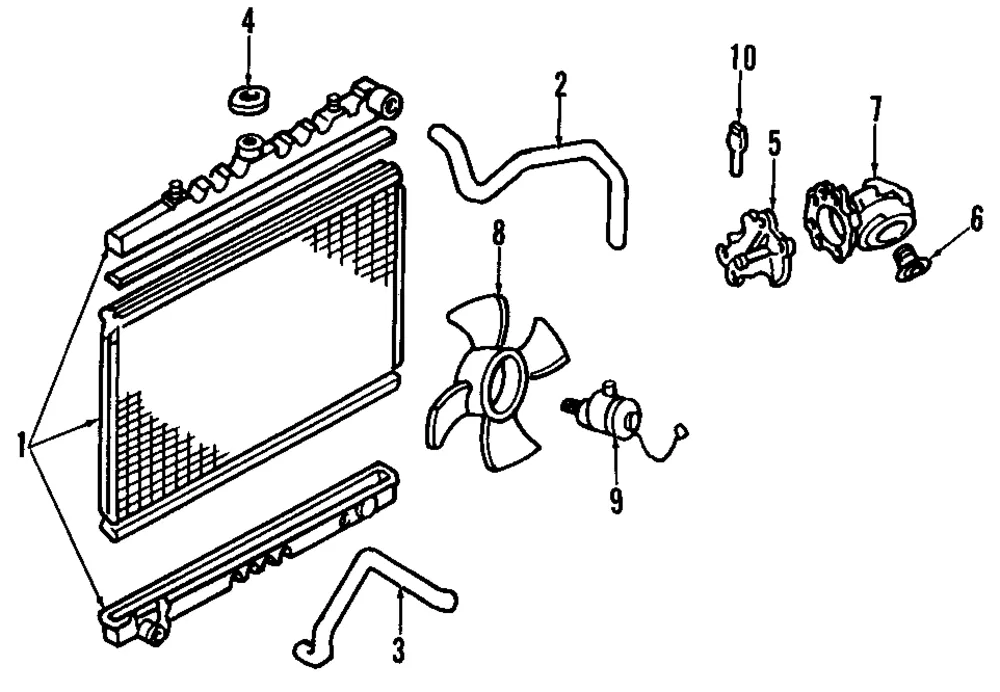Radiator - Nissan (21460-2Y603)