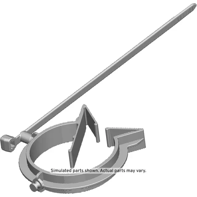 HVAC Heater Outlet Hose and Heater Water Auxiliary Pump Inlet Hose Clip - GM (11547549)