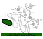 A/C Compressor Belt - ACDelco (12622244) - view 10