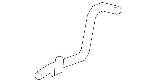 Radiator Surge Tank Outlet Pipe - GM (12633398) - view 8