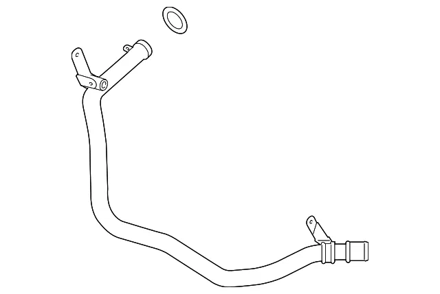 Radiator Outlet Pipe - GM (12639879) - view 4