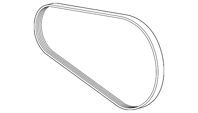 A/C Compressor Belt - ACDelco (12658178) - view 5