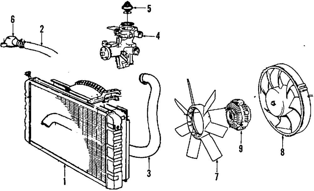 Radiator - Volvo (8603894) - view 2