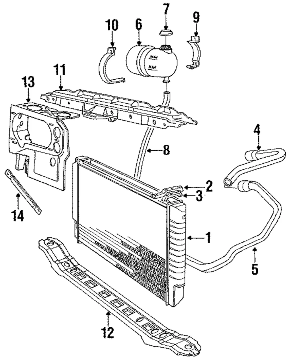 Radiator Upper Mount - Volvo (1317330)