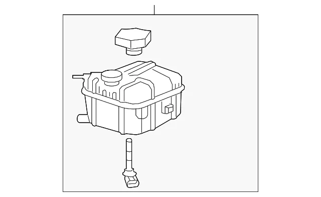 Radiator Surge Tank - GM (13220123) - view 5