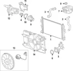 Radiator - GM (13311079) - view 10