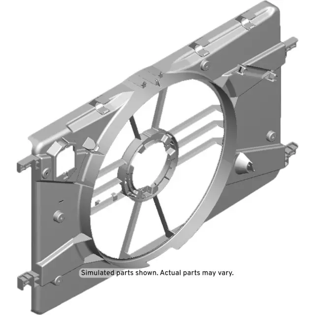 Engine Cooling Fan Shroud - GM (13360890) - view 2