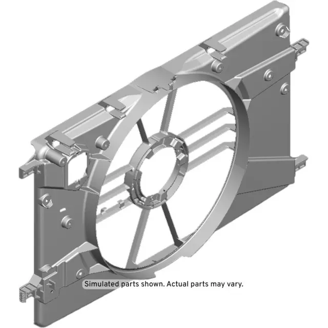 Engine Cooling Fan Shroud - GM (13450284) - view 2