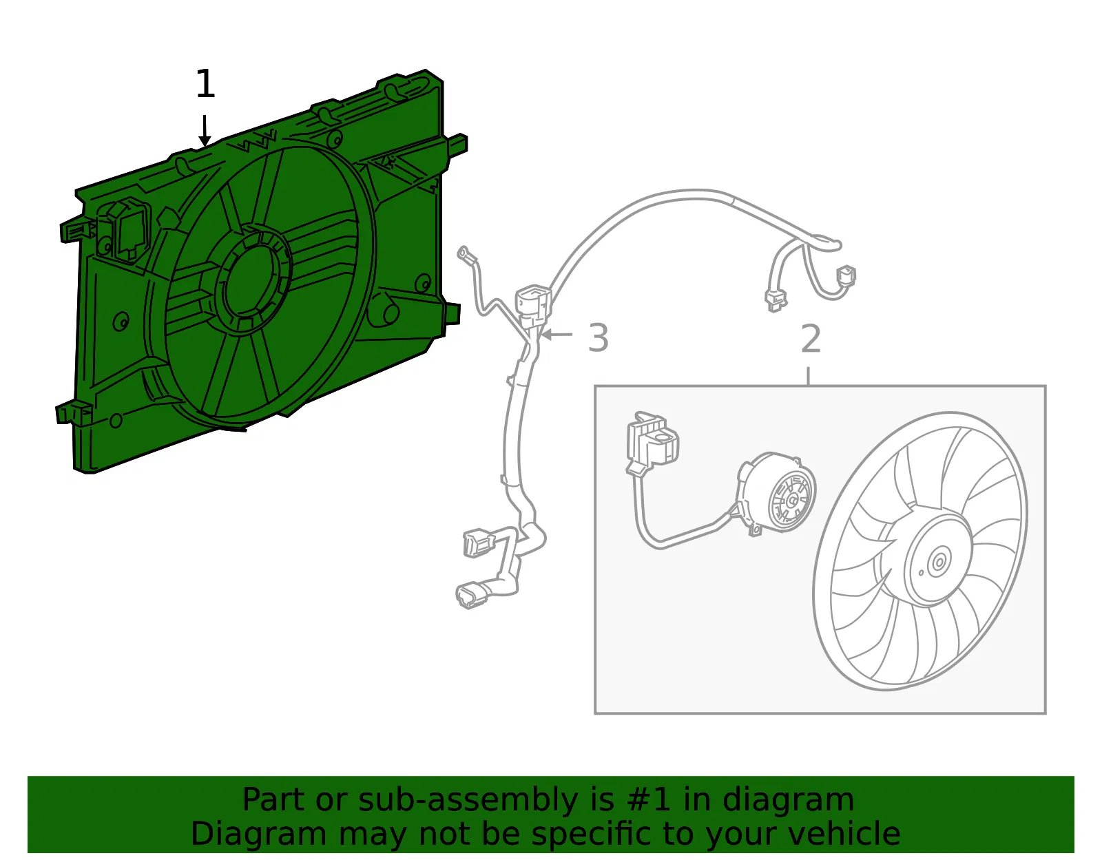 Engine Cooling Fan Shroud - GM (13450284) - view 4