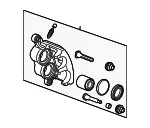 Caliper Assembly - GM (13542336) - view 7