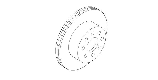 Front Brake Rotor - ACDelco (18A2962)