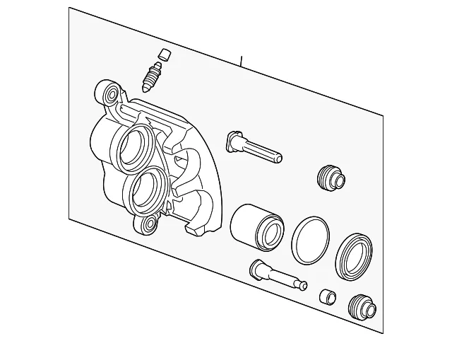 Caliper Assembly - GM (13542336) - view 4