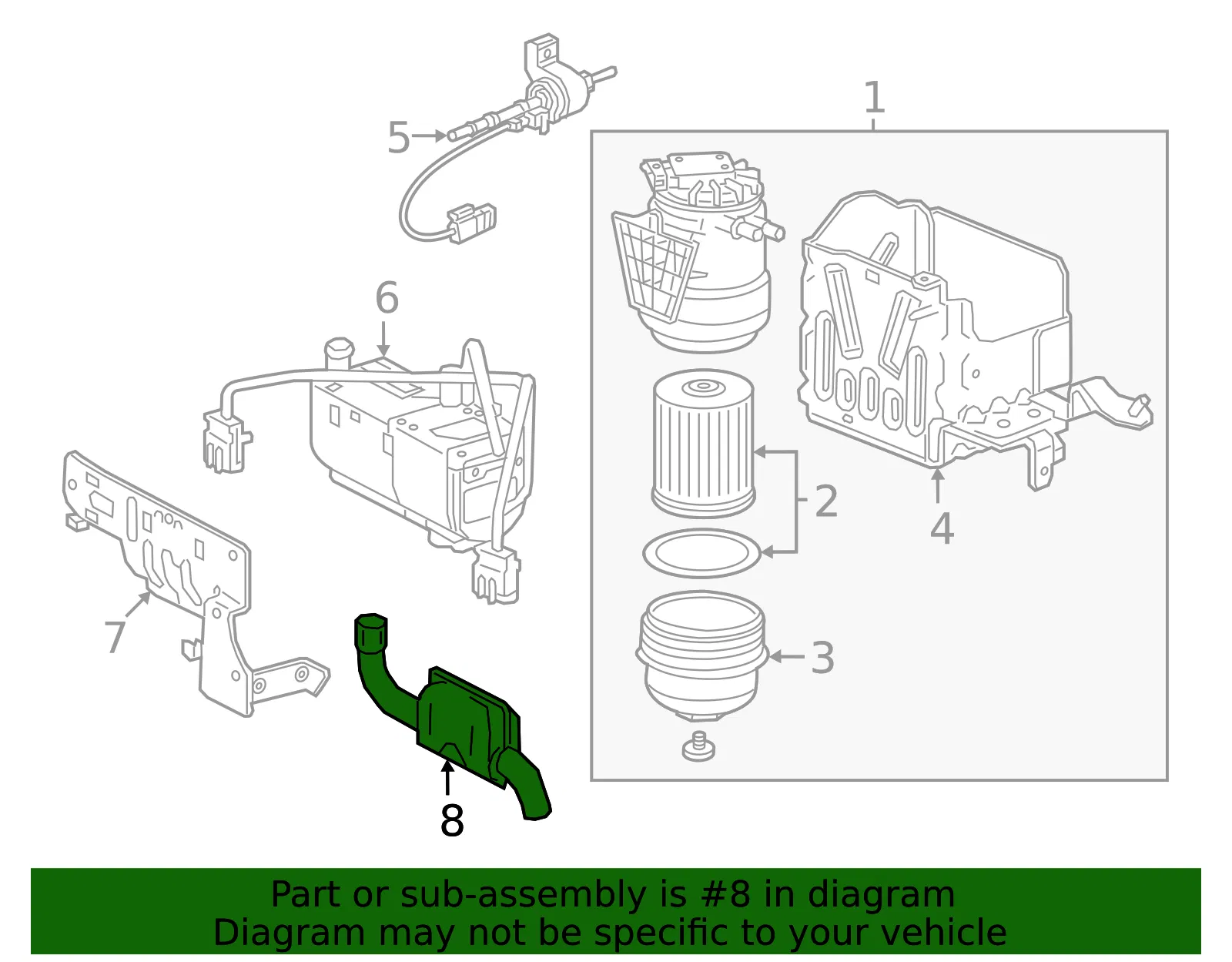 Heater Coolant Heater Exhaust Muffler - GM (15235014) - view 4