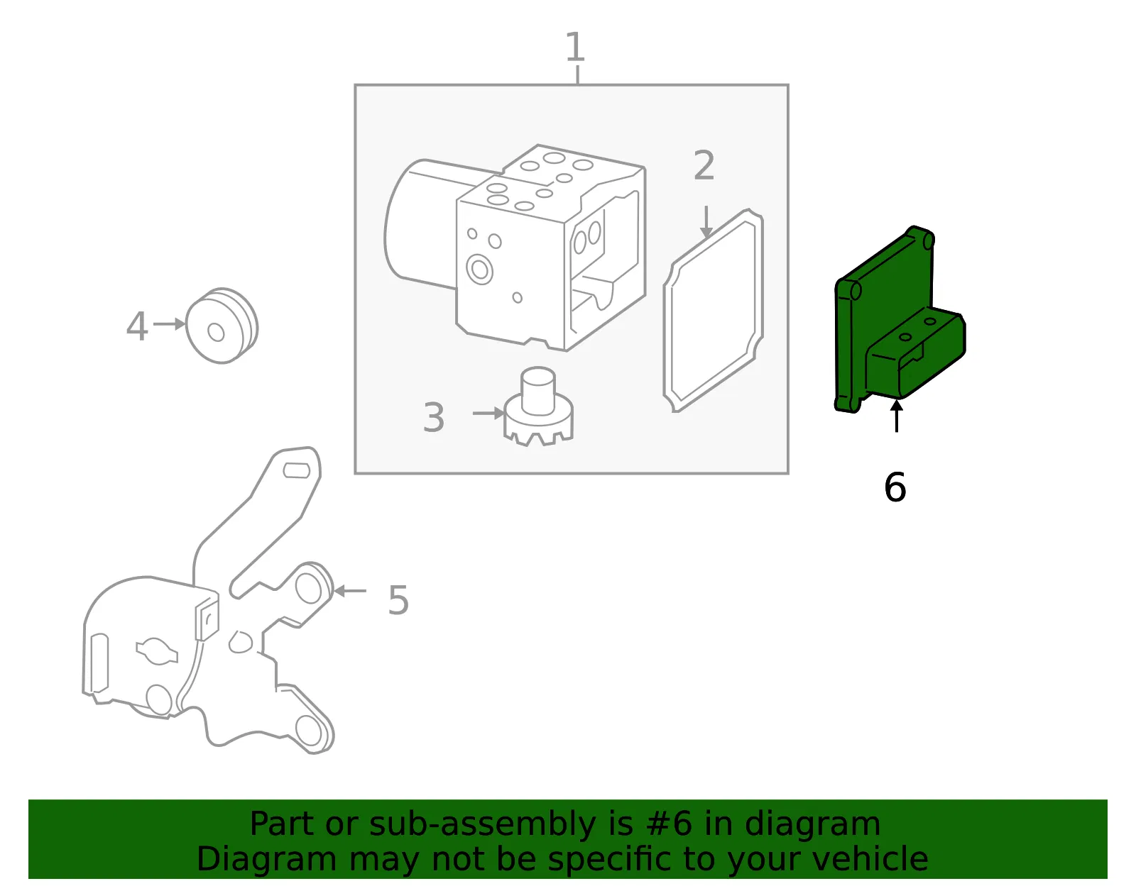 Electronic Brake Control Module - ACDelco (25880882) - view 3