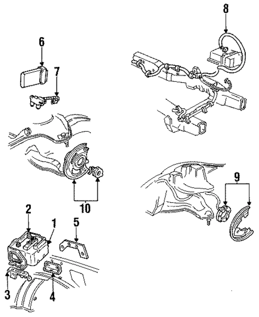 Brake Pressure Modulator Valve - GM (15955402)