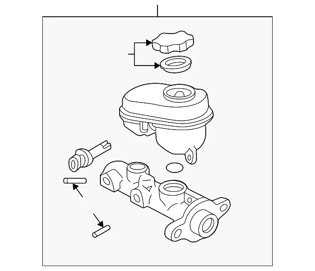 Master Cylinder - GM (18029862)