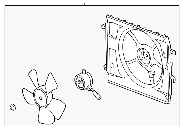 Engine Cooling Fan Shroud - GM (19130227) - view 2