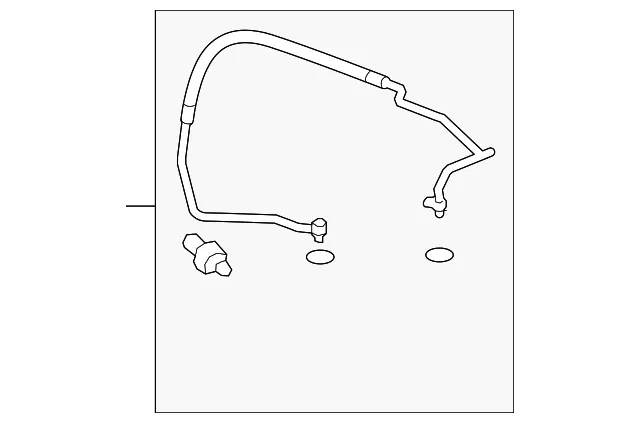 A/C Compressor and Condenser Hose - ACDelco (19130325)