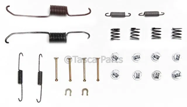 Rear Drum Brake Hardware Kit with Springs, Pins, Retainers, and Washers - GM (19138242)