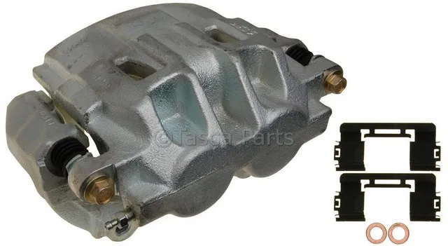 Front Driver Side Disc Brake Caliper Assembly (Friction Ready Non-Coated), Remanufactured - GM (19306651) - view 3