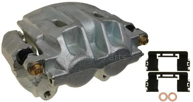 Front Passenger Side Disc Brake Caliper Assembly with Ceramic Pads (Loaded Non-Coated), Remanufactured - GM (19306680)