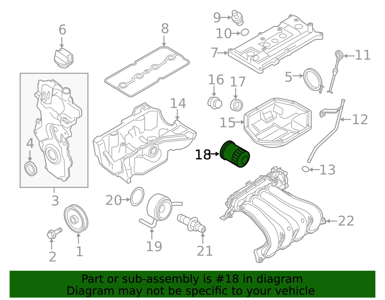 Engine Oil Filter - GM (19317651) - view 6