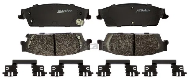 Enhanced Performance Semi-Metallic Rear Disc Brake Pad Set (Police) - GM (19364077)