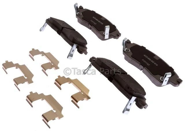 Ceramic Rear Disc Brake Pad Set with Clips - GM (19387644)
