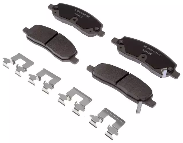 Ceramic Rear Disc Brake Pad Set with Clips - GM (19391206) - view 3