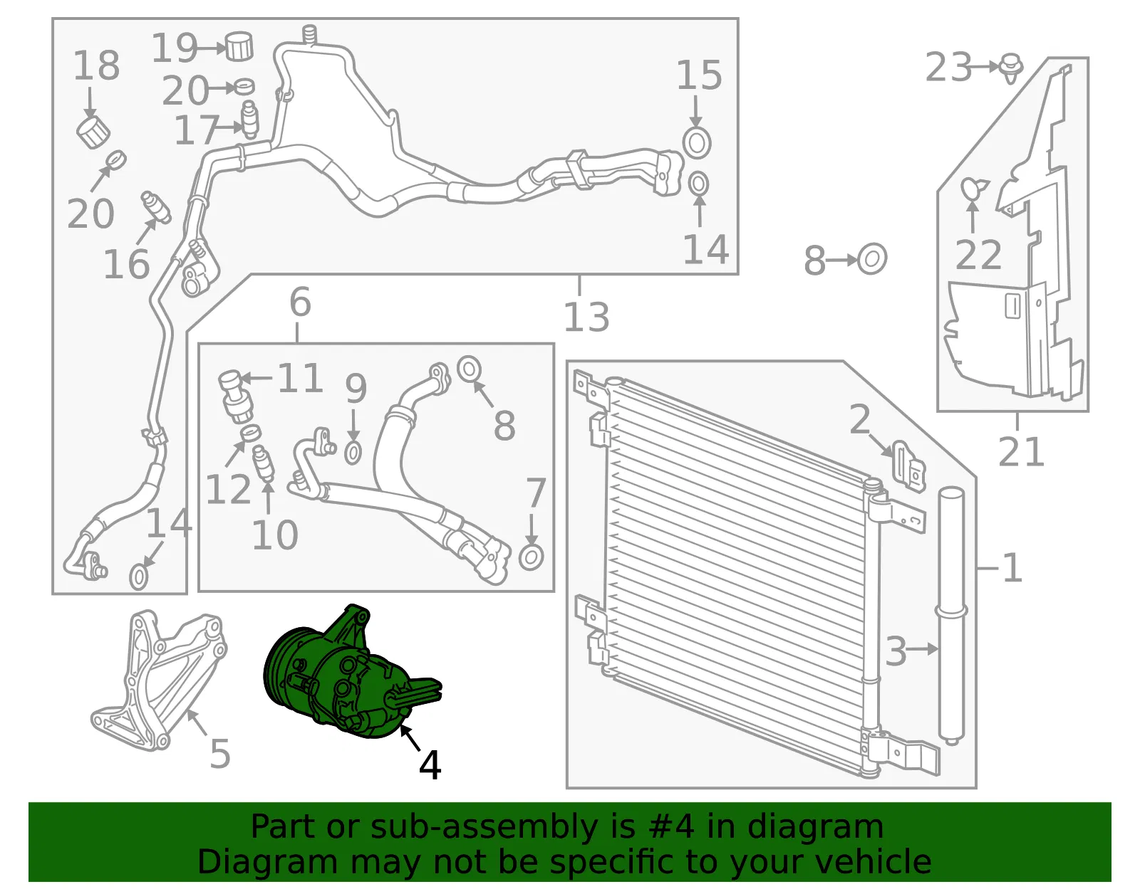 A/C Compressor - ACDelco (19419918) - view 5