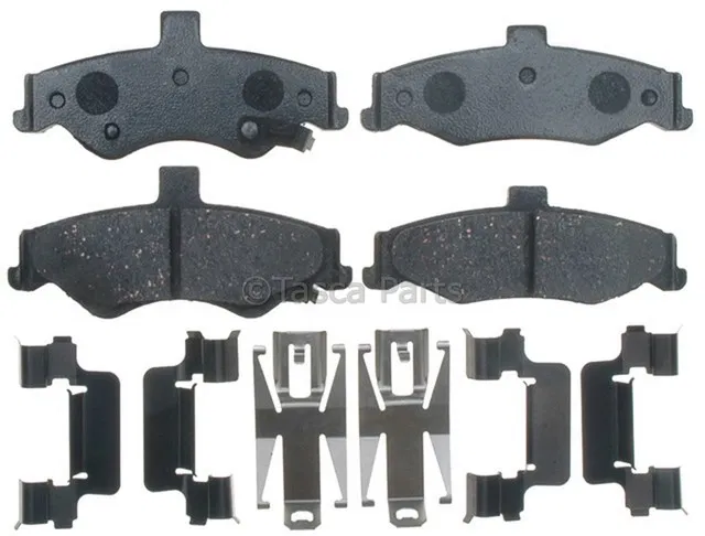 Ceramic Rear Disc Brake Pad Kit with Springs and Clips - GM (19427979)