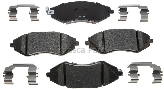 Ceramic Front Disc Brake Pad Kit with Clips - GM (19428034)
