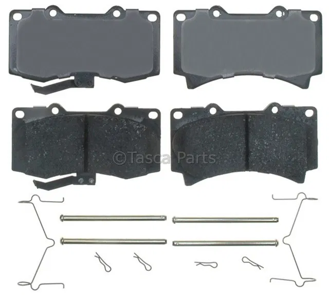 Ceramic Front Disc Brake Pad Kit with Pins, Springs, and Cotter Keys - GM (19428044)