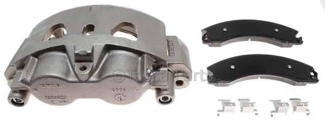 Front Disc Brake Caliper Assembly with Ceramic Pads (Loaded Coated), Remanufactured - GM (19428834)