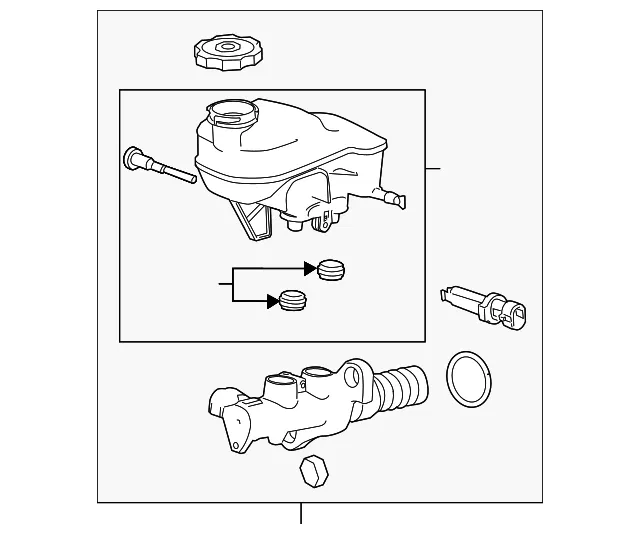 Brake Master Cylinder - ACDelco (19431944)