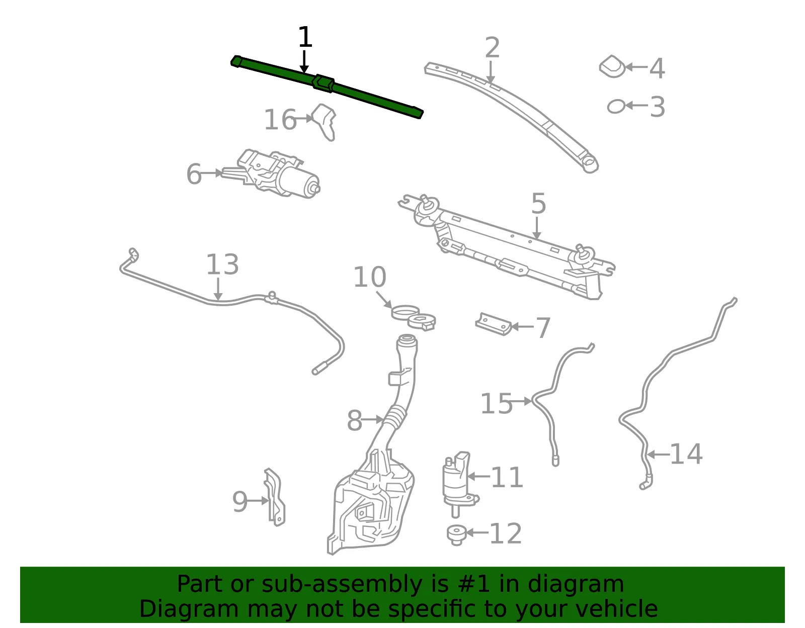 Wiper Blade - GM (19432579) - view 4