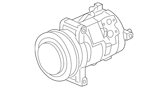 Air Conditioning Compressor - ACDelco (19433080)