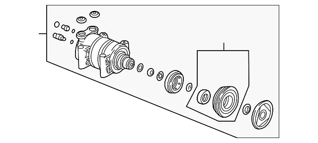 Air Conditioning Compressor - ACDelco (89019400) - view 8