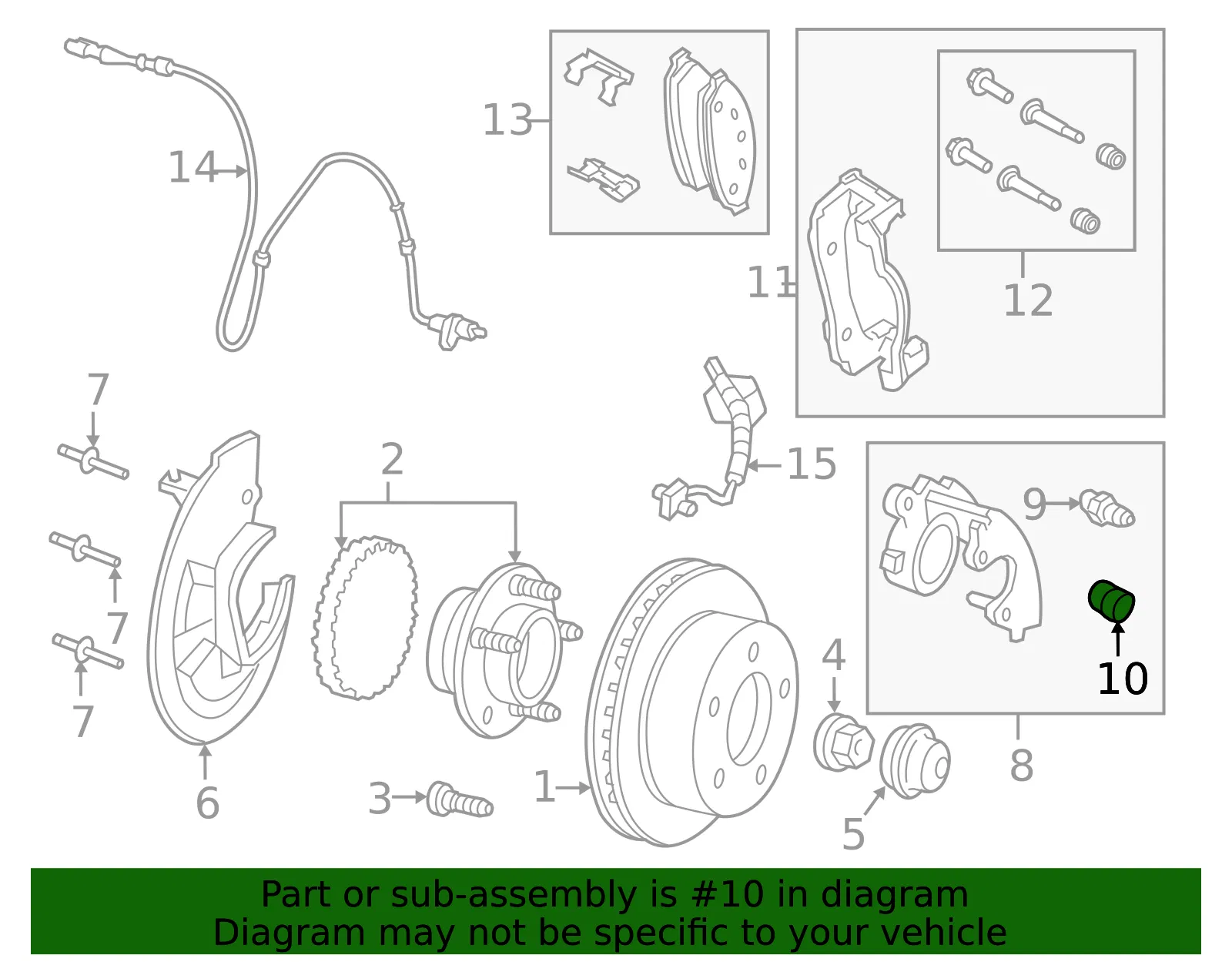 Brake Bleeder Screw Cap - Ford (1L5Z-2L126-AA) - view 10