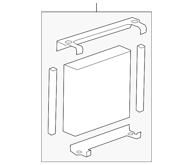 Air Conditioning Evaporator Core Kit - GM (20897793) - view 3