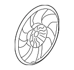 Engine Cooling Fan Blade - Passenger Side (RH) - GM (20903473) - view 5