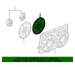 Engine Cooling Fan Blade - Passenger Side (RH) - GM (20903473) - view 6