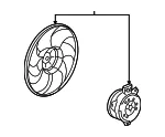 Engine Cooling Fan Motor - Passenger Side (RH) - GM (20970657) - view 8